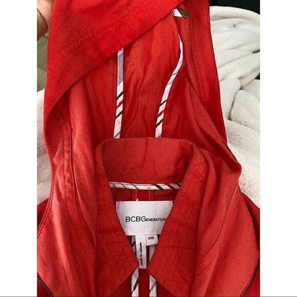 BCBGeneration Trench Coat With Hood - Picture 9 of 15